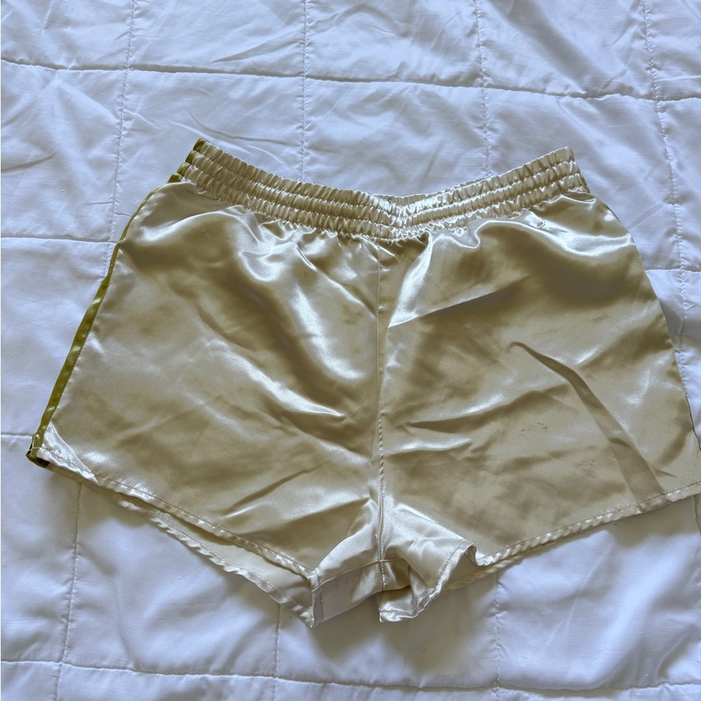 BDG Satin Sleep Shorts - Cream